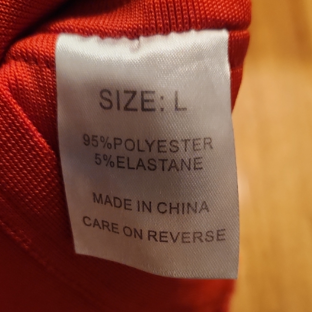 Source Unknown Striking Red Midi Dress - image 6